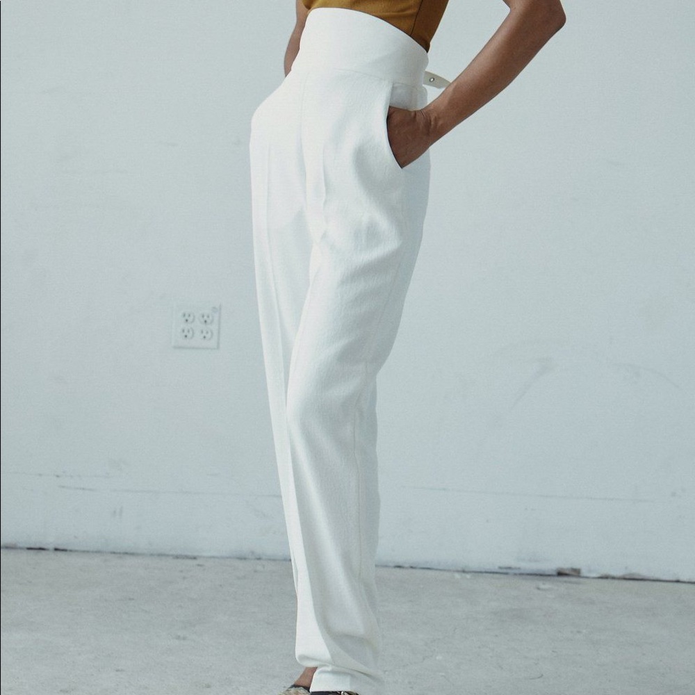 NWT Rachel Comey Gilet White Pants 2